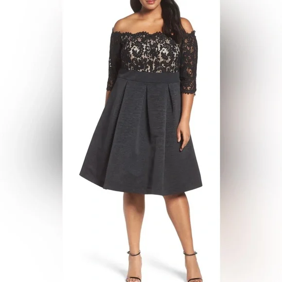 chinese dress ladies Eliza J Off-the-Shoulder Evening Dress EJ2M0055 main image 0